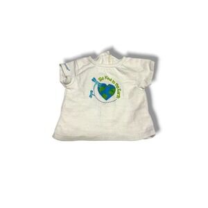 American Girl Be Kind to the Earth White T-Shirt 18 Inch Doll Lanie Holland Tee